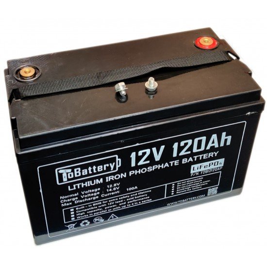 12V 120Ah  LiFePO4 Battery