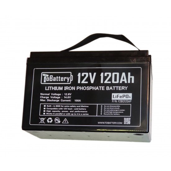 12V 120Ah  LiFePO4 Battery