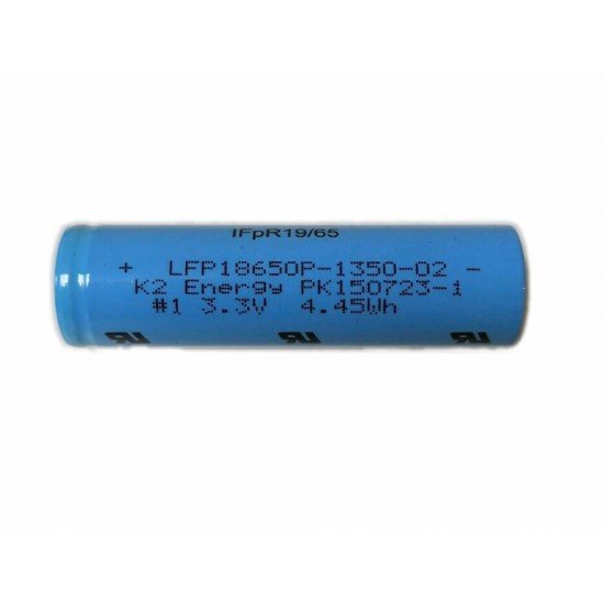 15C High Drain 3.2V 1350mAh LFP18650P LiFePO4 Battery